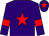 Purple, red star, armlets and star on cap (The Cobb Family)