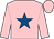 Pink, royal blue star (Mr T W Fife)