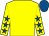 Yellow, royal blue stars on sleeves, royal blue cap (Mr Bill Tillett)