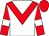 White, red chevron, red sleeves, white armlets, red cap (Mr Richard J Gurr)