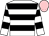 White & black hoops, pink cap (John Bryson)