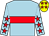 Light blue, red hoop, red stars on sleeves, yellow cap, red stars (Ms Sinead Dunne & Kieran Leavy)