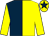 Dark blue and yellow (halved), yellow sleeves, yellow cap, dark blue star (Sprichardjones/rbjonesjr/mrs Harringto)