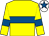 Yellow, royal blue hoop & armlet, white cap, royal blue star (J P O'Flaherty)