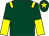 Dark green, yellow epaulets, halved sleeves and star on cap (Withyslade)