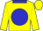 Yellow, blue ball, blue collar (Breeze Easy, Llc)