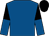 Royal blue, black and royal blue halved sleeves, black cap (Mr Abdullah Almutairi)