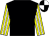Black, yellow and white striped sleeves, black and white quartered cap (Mr Trevor Fox)