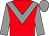 Red, grey chevron, sleeves and cap (Mr T J F Smith)