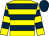 Yellow, dark blue hoops, dark blue cap (Dr Angelo Macchi)