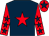 Dark blue, red star, red sleeves, dark blue stars, red cap, dark blue star (Freshfield Racing Syndicate)