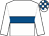 White, royal blue hoop, check cap (J B Fitzgerald)