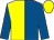 Royal blue & yellow halved, royal blue sleeves, yellow cap (Seb Partnership)