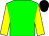 Green, yellow slvs, black cap (F Oakes)