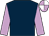 Dark blue, lilac sleeves, lilac and white quartered cap (Mr N Bannister Racing)