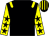 Black, yellow epaulets, yellow sleeves, black stars, black and yellow striped cap (Shire Dreamers)