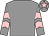 Grey, pink chevrons on sleeves, grey cap, pink star (Miss Sam Beddoes)
