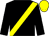Black, yellow sash, yellow cap (Mrs M S Teversham)