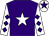 Purple, white star, white sleeves, purple diamonds, white cap, purple star (The Agincourt Partnership)