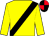 Yellow, black sash, black and red quartered cap (Mr T Hyde)