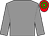 Grey, one red and one green sleeve, red and green hooped cap (Tweenhills Fillies)