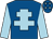 Royal blue, light blue cross of lorraine, sleeves and stars on cap (Mo Charge & Robert Eddery)