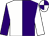 Purple & white halved, sleeves reversed, quartered cap (S J Sunderland)