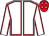 White, red seams, red cap, white stars (Alpha Racing)