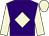 Purple, beige diamond, sleeves and cap (Sheepwash Syndicate)