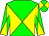 Green and yellow diagonal quarters (Oswald Redman)