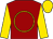 Burgundy, gold circle, gold sleeves, gold cap (Lewis-owens, Beverly And Owens, Steve)
