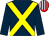 Dark blue, yellow cross belts, red and white striped cap (Mr B J M Ryall)