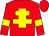 Red, yellow cross of lorraine and armlets (Men Of Stone)