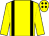 Yellow, black braces, black diamonds on cap (John Bowden)