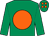 Emerald green, orange disc, orange spots on cap (Last Shilling Syndicate)