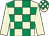 Beige and emerald green check, beige sleeves (Mr Allan Stennett And Mickley Stud)