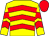 Yellow, red chevrons, red cap (Michael O'flynn,john O'flynnjohn Nesbi)