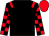 Black, red epaulets, checked sleeves, red cap (Live The Life)