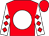 Red, white disc, white sleeves, red diamonds (Get Back Get Back)