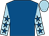 Royal blue, light blue sleeves, royal blue stars, light blue cap (Mr Richard Hobson)