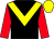 Black, yellow chevron, red sleeves, yellow cap (The Golden Boys Partnership)