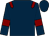 Dark blue, maroon epaulets and armlets (Geoffrey & Donna Keeys)