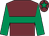 Garnet, emerald green hoop, emerald green sleeves, emerald green star on cap (Mr A Lees)