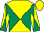 Yellow and emerald green diabolo, yellow cap (N Allen & P Bowler)
