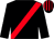 Black, red sash, striped cap (V Byrne)