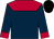 Dark blue, scarlet yoke and cuffs, black cap (The Henry Daly Racing Club)