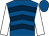 Royal blue, dark blue chevrons, white sleeves, royal blue cap (A & S Associates)