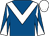 Royal blue, white chevron, diabolo on sleeves, white cap (Sjd Racing & Dianne Sayer)