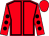Red, black seams, red sleeves, black spots, red cap (Redivivus Racing)