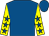 Royal blue, yellow sleeves, royal blue stars (The Picnic Party)